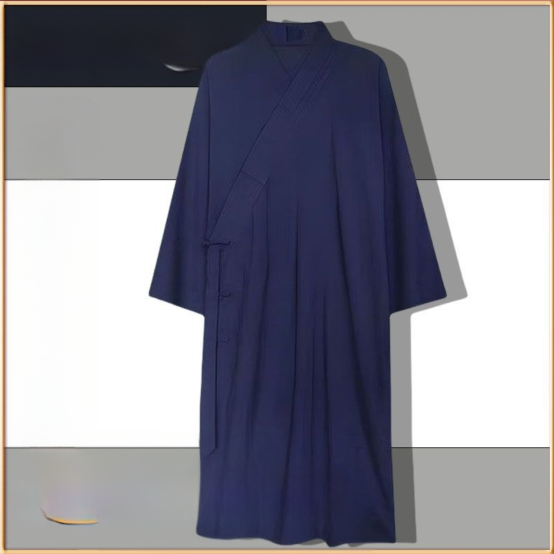 Set de robe taoiste pentru Tai Chi, cinci piese, material din in 100%, respirabil, marca Converge