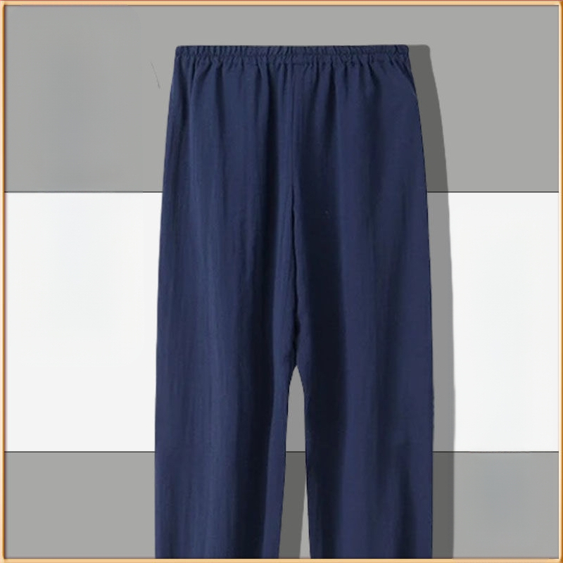 Set de robe taoiste pentru Tai Chi, cinci piese, material din in 100%, respirabil, marca Converge