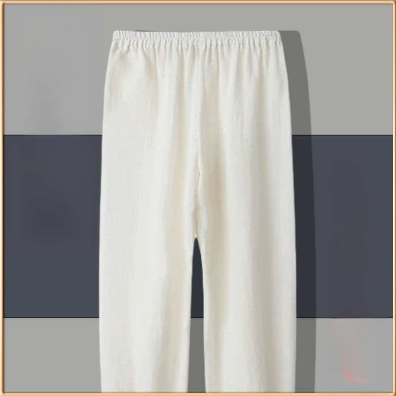 Set de robe taoiste pentru Tai Chi, cinci piese, material din in 100%, respirabil, marca Converge