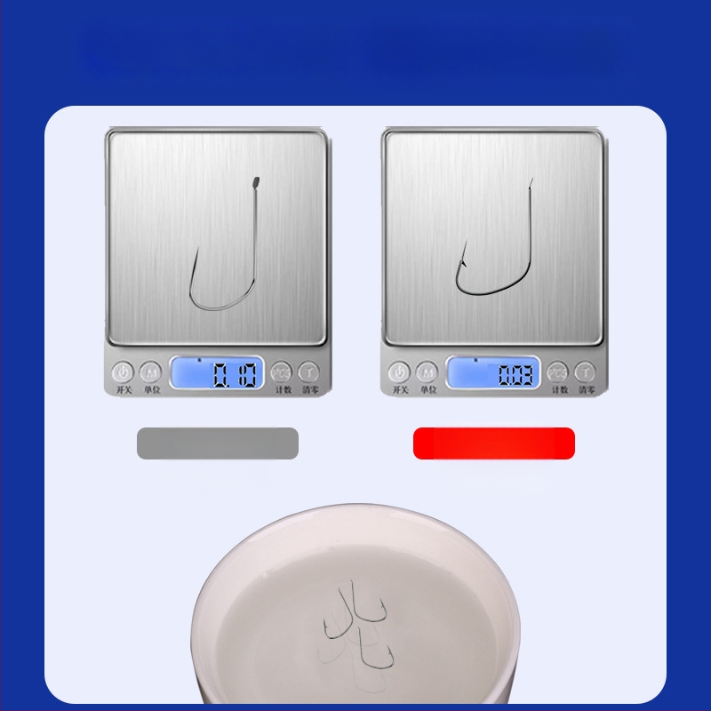 Kuke za ribolov s dvostrukim podlinijskim udicama, bodlje, 20 kom, duljina užeta 70 cm