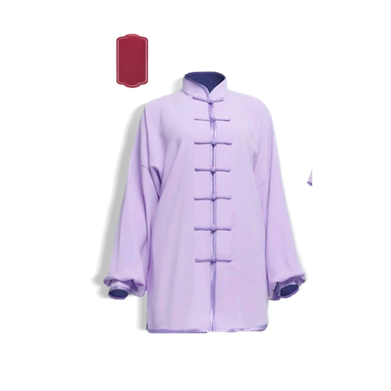 Taiji stiliaus viršus etniniam šokiui - unisex, Chenille audinys su Spandex mišiniu 30–50%, pavasaris 2025