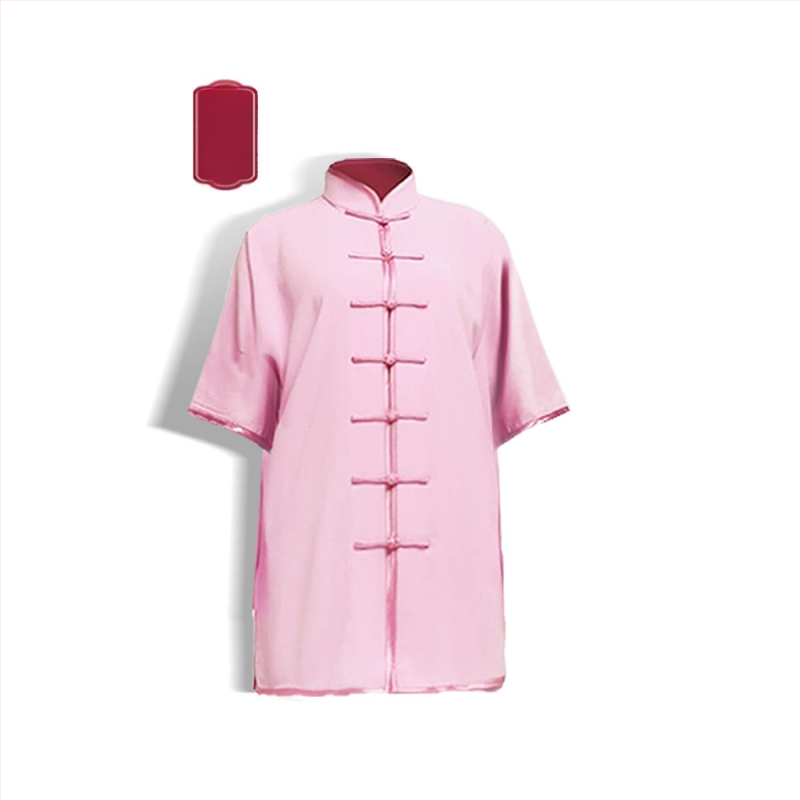 Taiji stiliaus viršus etniniam šokiui - unisex, Chenille audinys su Spandex mišiniu 30–50%, pavasaris 2025