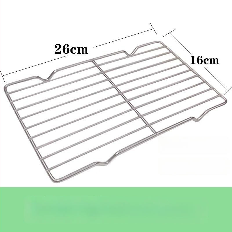 Komercinis nerūdijančio plieno kvadratinis padėklas su tinkleliu aliejaus kontrolei, filtravimo talpa vandens ir aliejui, maisto demonstravimui, kepimui ir prieskoniams