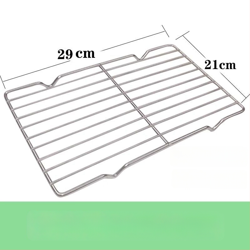Komercinis nerūdijančio plieno kvadratinis padėklas su tinkleliu aliejaus kontrolei, filtravimo talpa vandens ir aliejui, maisto demonstravimui, kepimui ir prieskoniams
