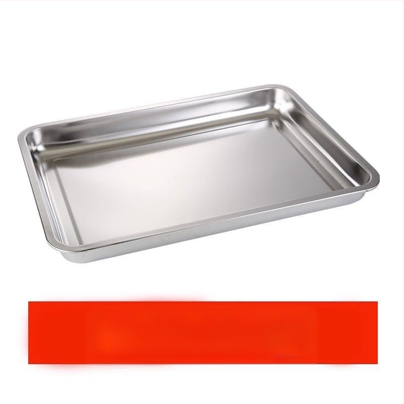 Komercinis nerūdijančio plieno kvadratinis padėklas su tinkleliu aliejaus kontrolei, filtravimo talpa vandens ir aliejui, maisto demonstravimui, kepimui ir prieskoniams