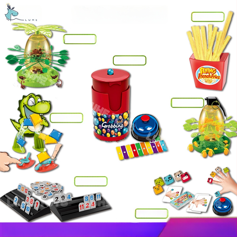 Plastmasas galda spēle ar kartēm diviem spēlētājiem – uzlabo roku un acu koordināciju, loģisko domāšanu un intelektuālo attīstību.