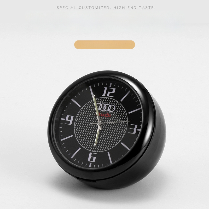 Automobilinis laikrodis su apšvietimu, skaitmeninis kvarcinis laikrodis, belaidis, metalinis korpusas, modelis 013, su logotipu spausdintu