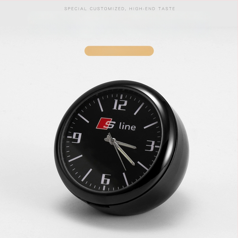 Automobilinis laikrodis su apšvietimu, skaitmeninis kvarcinis laikrodis, belaidis, metalinis korpusas, modelis 013, su logotipu spausdintu