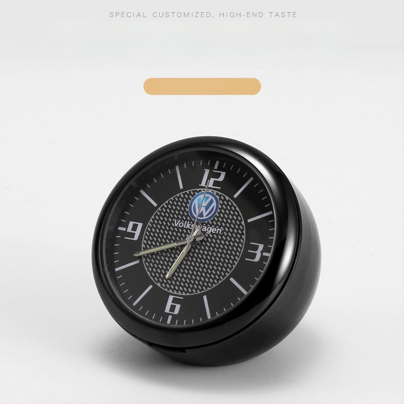 Automobilinis laikrodis su apšvietimu, skaitmeninis kvarcinis laikrodis, belaidis, metalinis korpusas, modelis 013, su logotipu spausdintu