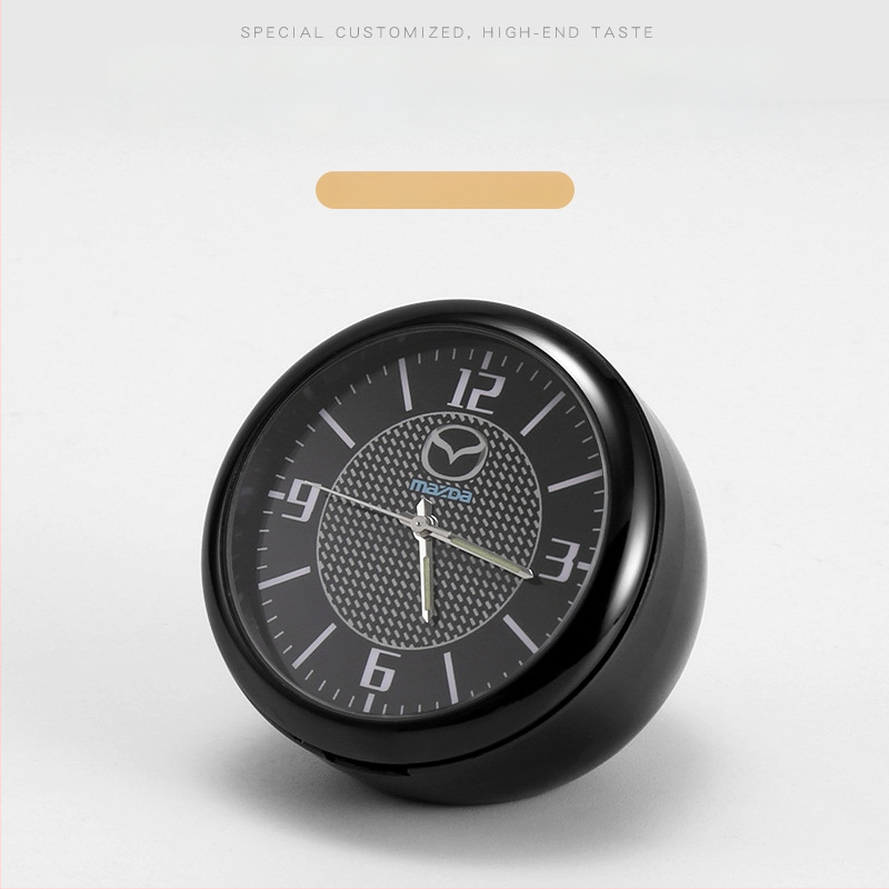 Automobilinis laikrodis su apšvietimu, skaitmeninis kvarcinis laikrodis, belaidis, metalinis korpusas, modelis 013, su logotipu spausdintu