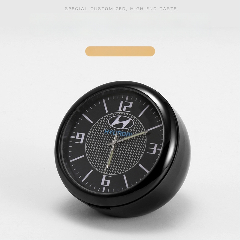 Automobilinis laikrodis su apšvietimu, skaitmeninis kvarcinis laikrodis, belaidis, metalinis korpusas, modelis 013, su logotipu spausdintu