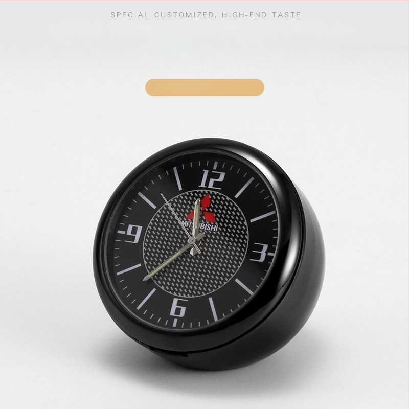 Automobilinis laikrodis su apšvietimu, skaitmeninis kvarcinis laikrodis, belaidis, metalinis korpusas, modelis 013, su logotipu spausdintu