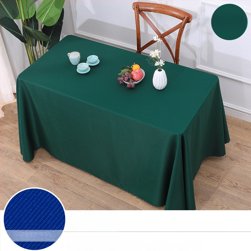 Stolnjak, 70% poliester / 30% pamuk, pravokutnog oblika, protuklizni, otporan na habanje, otporan na prašinu, otporan na ulja, toplinska izolacija, za hotele