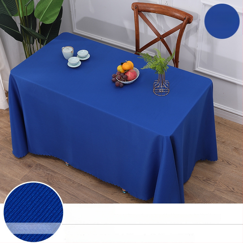 Stolnjak, 70% poliester / 30% pamuk, pravokutnog oblika, protuklizni, otporan na habanje, otporan na prašinu, otporan na ulja, toplinska izolacija, za hotele