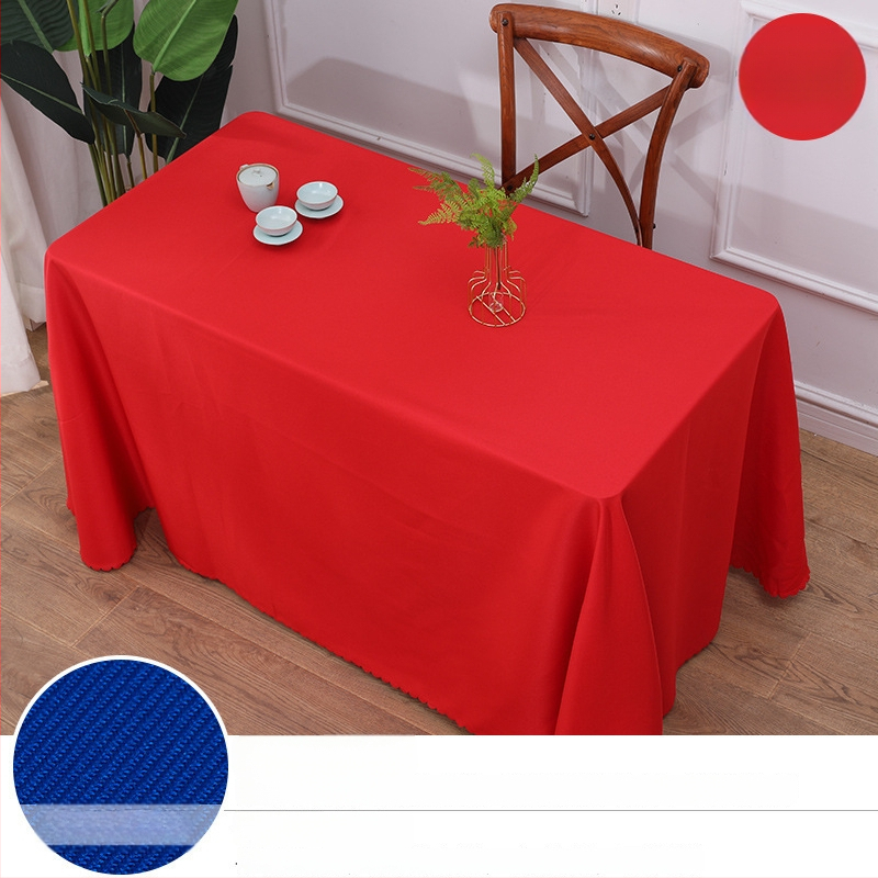 Stolnjak, 70% poliester / 30% pamuk, pravokutnog oblika, protuklizni, otporan na habanje, otporan na prašinu, otporan na ulja, toplinska izolacija, za hotele