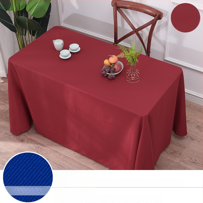 Stolnjak, 70% poliester / 30% pamuk, pravokutnog oblika, protuklizni, otporan na habanje, otporan na prašinu, otporan na ulja, toplinska izolacija, za hotele