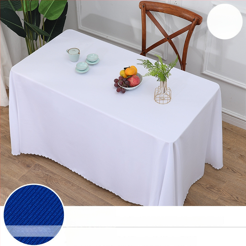 Stolnjak, 70% poliester / 30% pamuk, pravokutnog oblika, protuklizni, otporan na habanje, otporan na prašinu, otporan na ulja, toplinska izolacija, za hotele