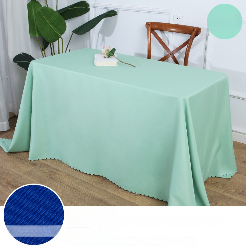 Stolnjak, 70% poliester / 30% pamuk, pravokutnog oblika, protuklizni, otporan na habanje, otporan na prašinu, otporan na ulja, toplinska izolacija, za hotele