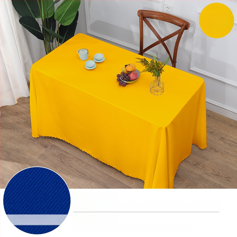 Stolnjak, 70% poliester / 30% pamuk, pravokutnog oblika, protuklizni, otporan na habanje, otporan na prašinu, otporan na ulja, toplinska izolacija, za hotele