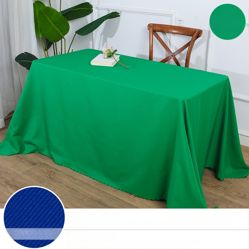 Stolnjak, 70% poliester / 30% pamuk, pravokutnog oblika, protuklizni, otporan na habanje, otporan na prašinu, otporan na ulja, toplinska izolacija, za hotele