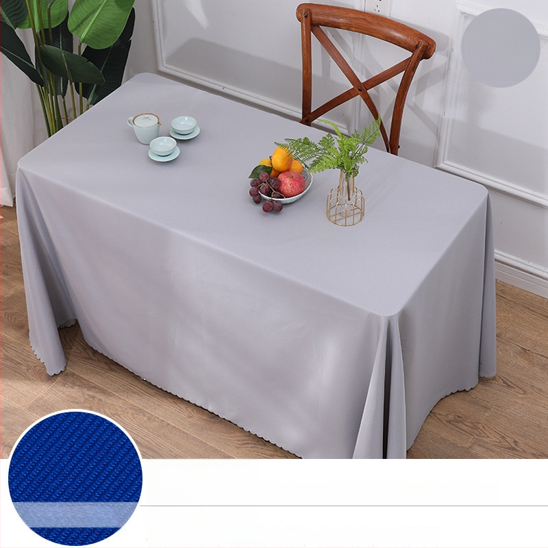 Stolnjak, 70% poliester / 30% pamuk, pravokutnog oblika, protuklizni, otporan na habanje, otporan na prašinu, otporan na ulja, toplinska izolacija, za hotele