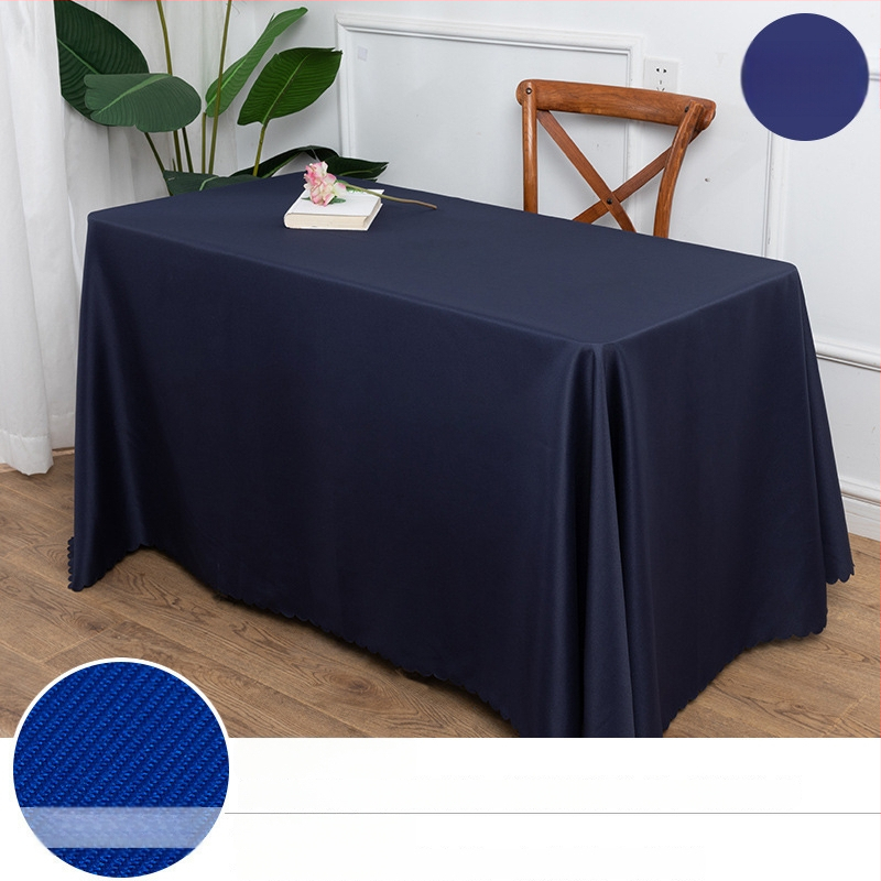 Stolnjak, 70% poliester / 30% pamuk, pravokutnog oblika, protuklizni, otporan na habanje, otporan na prašinu, otporan na ulja, toplinska izolacija, za hotele