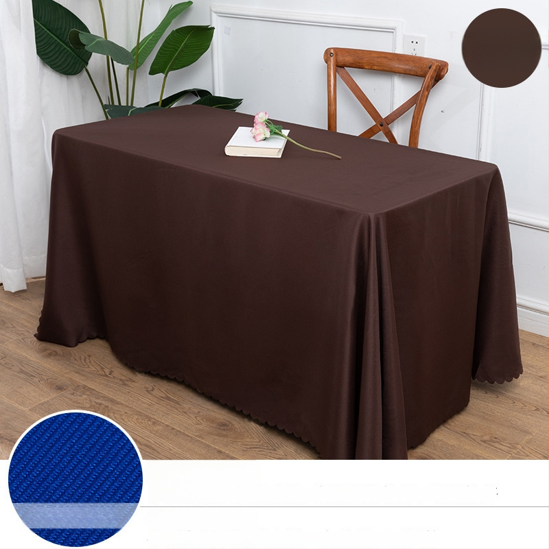 Stolnjak, 70% poliester / 30% pamuk, pravokutnog oblika, protuklizni, otporan na habanje, otporan na prašinu, otporan na ulja, toplinska izolacija, za hotele