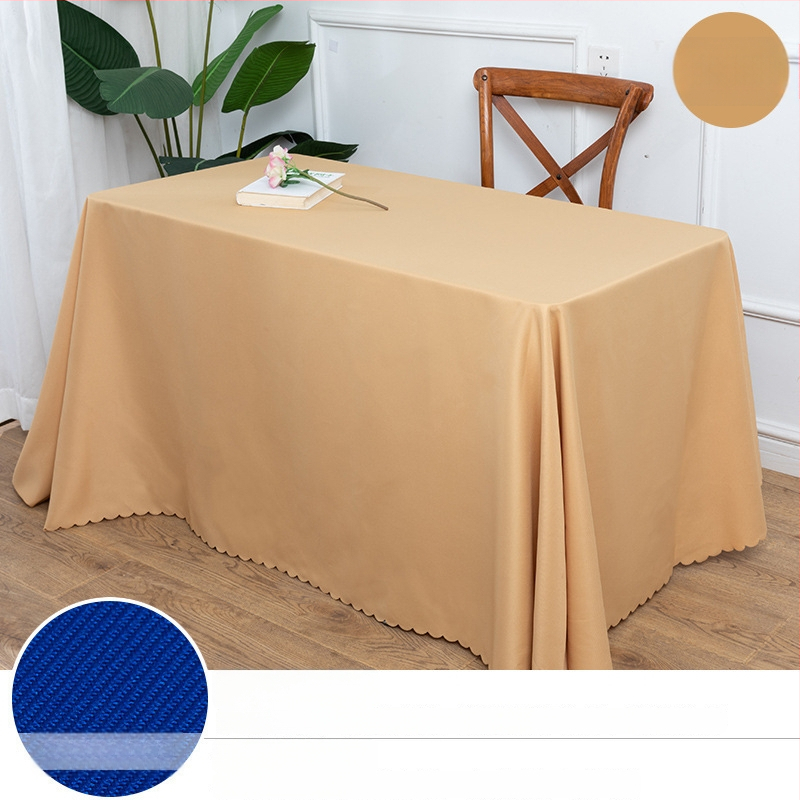 Stolnjak, 70% poliester / 30% pamuk, pravokutnog oblika, protuklizni, otporan na habanje, otporan na prašinu, otporan na ulja, toplinska izolacija, za hotele