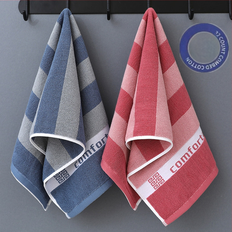 Pamukani ručnik za lice, 100% pamuk, debeli, visoka upijnost, Jacquard tkivo, za odrasle i djecu