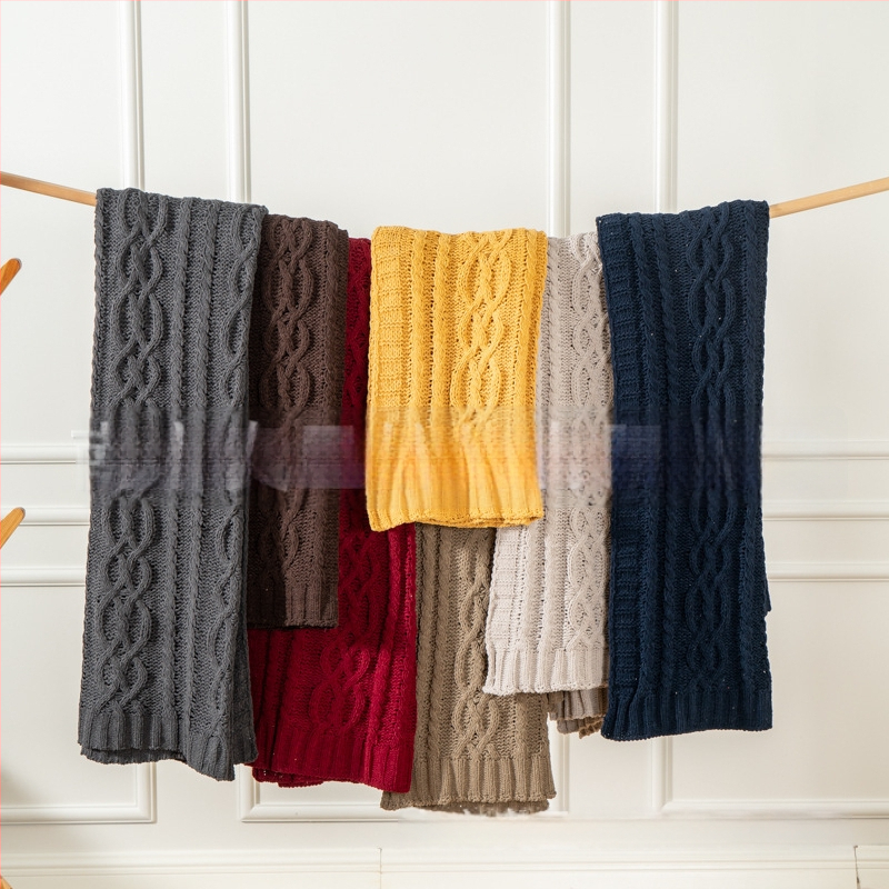 Chenille deka za kauč, polyester, težina oko 840 g, pogodno za sva godišnja doba, mogućnost prilagodbe