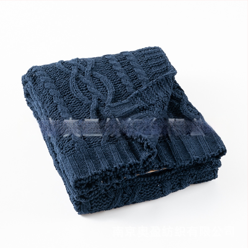 Chenille deka za kauč, polyester, težina oko 840 g, pogodno za sva godišnja doba, mogućnost prilagodbe