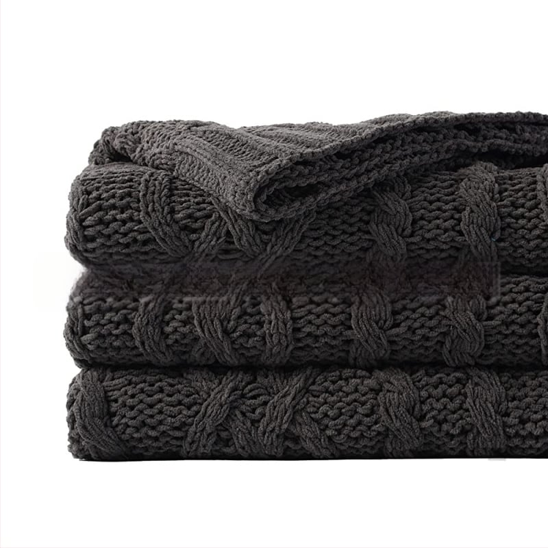 Chenille deka za kauč, polyester, težina oko 840 g, pogodno za sva godišnja doba, mogućnost prilagodbe