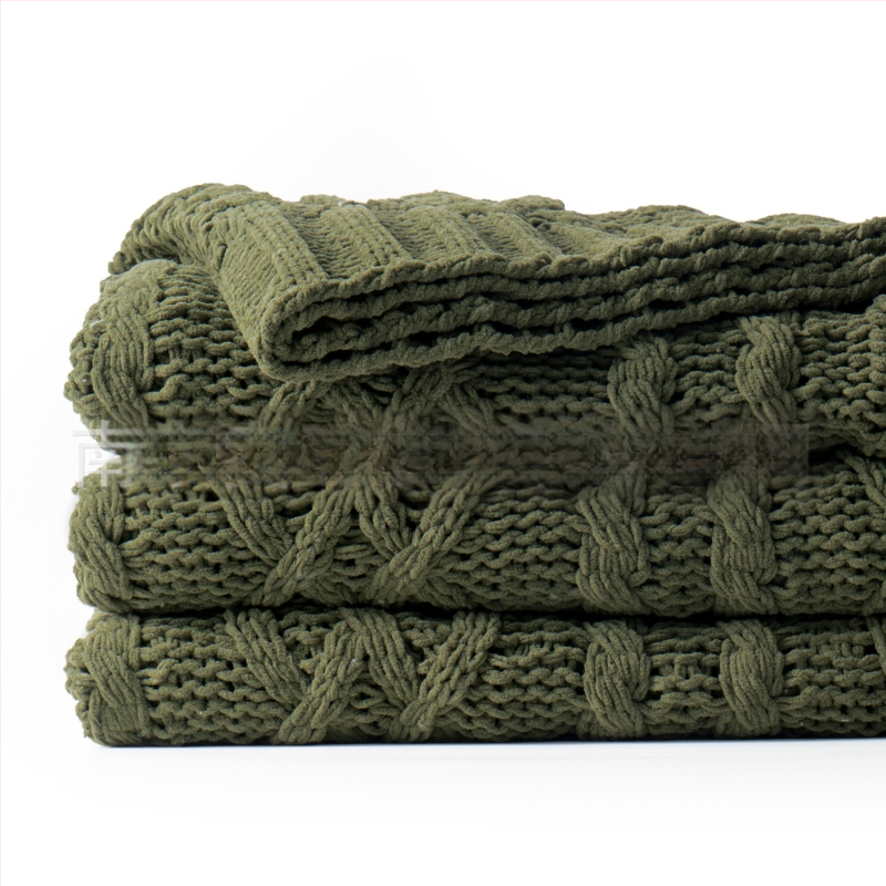 Chenille deka za kauč, polyester, težina oko 840 g, pogodno za sva godišnja doba, mogućnost prilagodbe