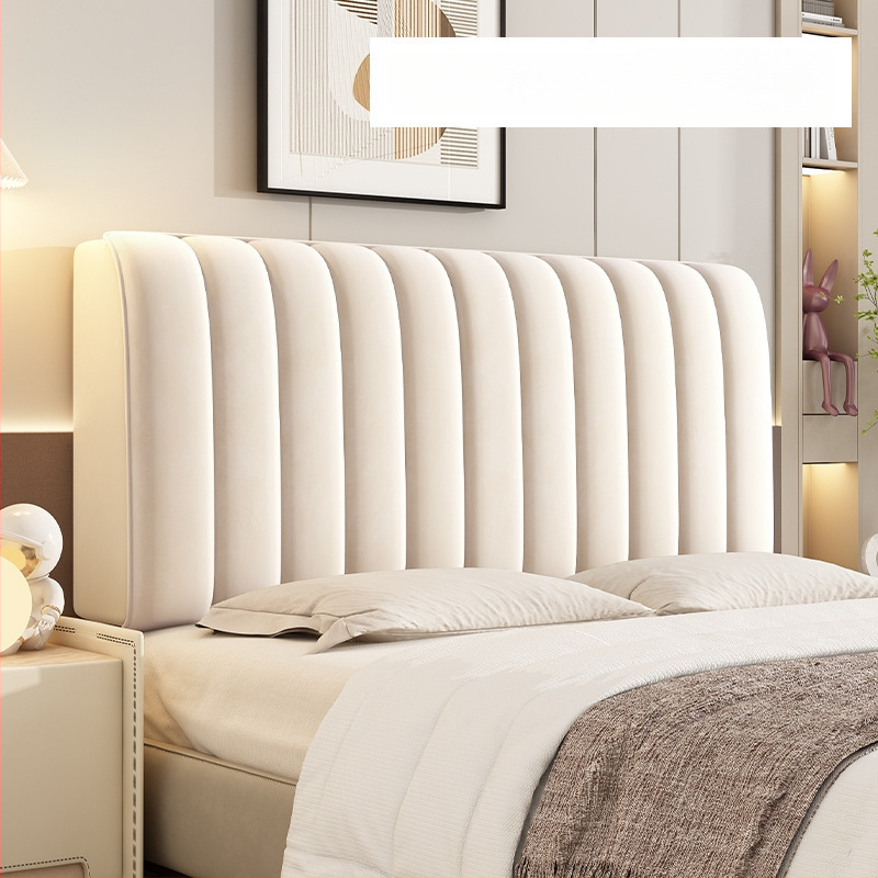 Husă pentru marginea patului – fleece de lapte, cusută, anti-coliziune, protecție împotriva prafului pentru toate sezoanele