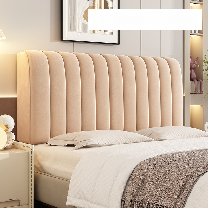 Husă pentru marginea patului – fleece de lapte, cusută, anti-coliziune, protecție împotriva prafului pentru toate sezoanele