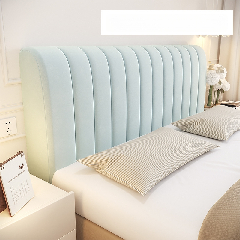 Husă pentru marginea patului – fleece de lapte, cusută, anti-coliziune, protecție împotriva prafului pentru toate sezoanele