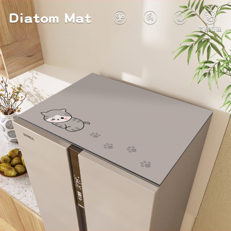 Tolmukaitse kate külmikule ja pesumasinale, topkate kahe ukse jaoks, siidilillede kangas, üldotstarbeline