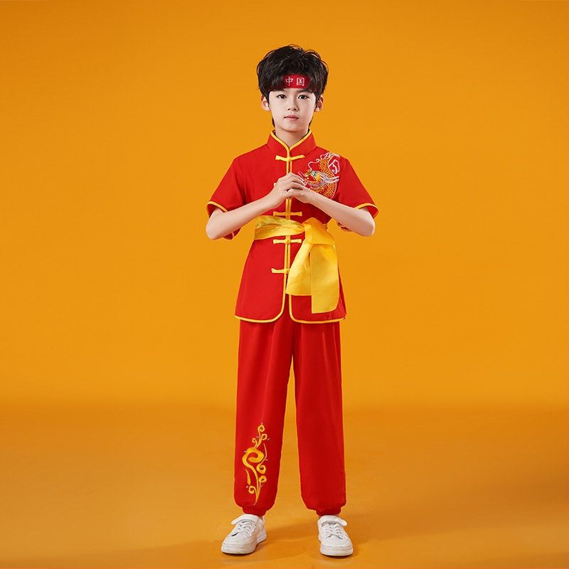 Vaikų Taiji pasirodymo kostiumas, unisex, audinys 98% spandeksas ir pamušalas 98%