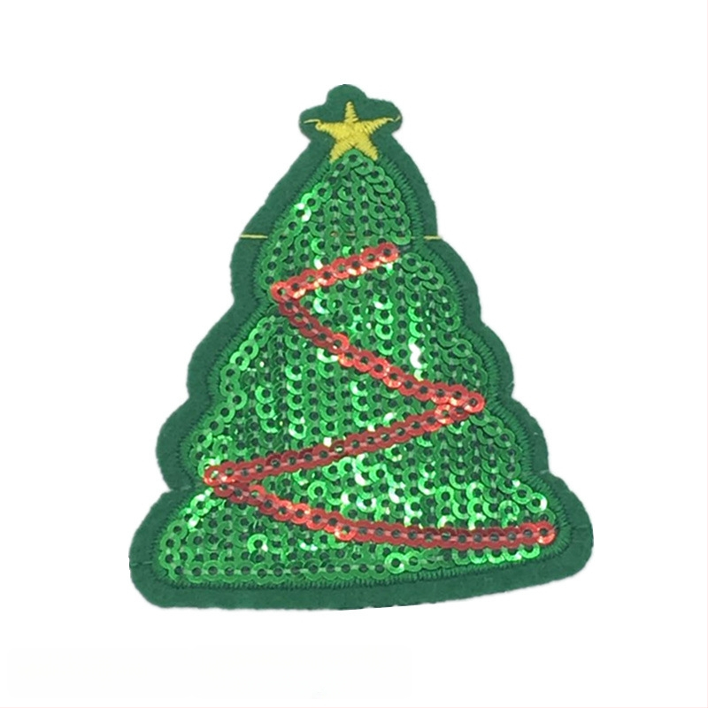 Снежен човек апликация – бродерия с мъниста и пайети за коледна украса, DIY аксесоари (Материал: бродерия с мъниста и пайети; Приложение: Друго; Марка: Друго)