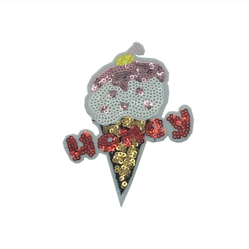 Снежен човек апликация – бродерия с мъниста и пайети за коледна украса, DIY аксесоари (Материал: бродерия с мъниста и пайети; Приложение: Друго; Марка: Друго)