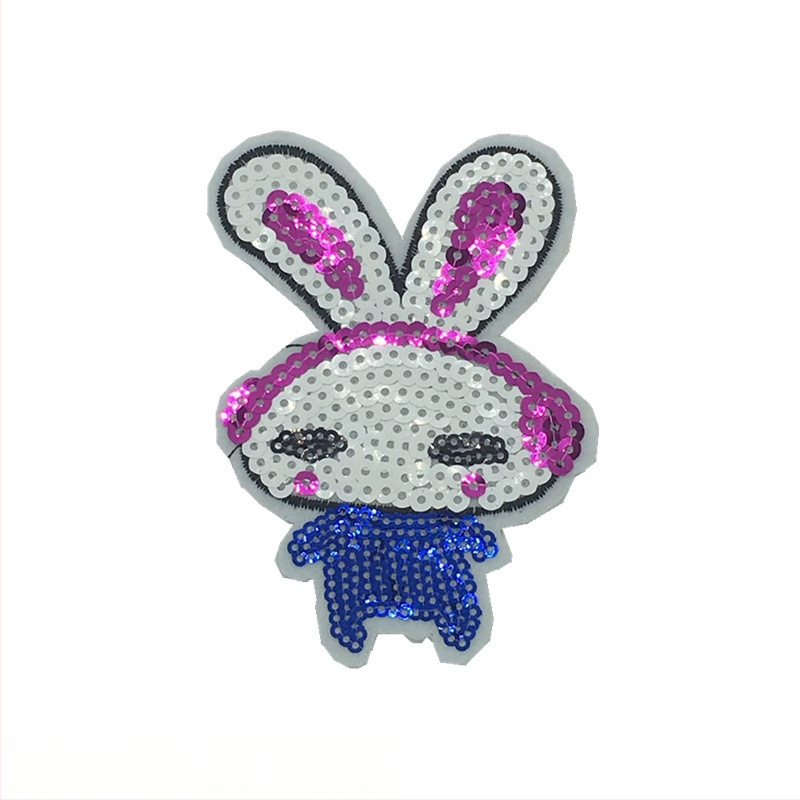 Снежен човек апликация – бродерия с мъниста и пайети за коледна украса, DIY аксесоари (Материал: бродерия с мъниста и пайети; Приложение: Друго; Марка: Друго)