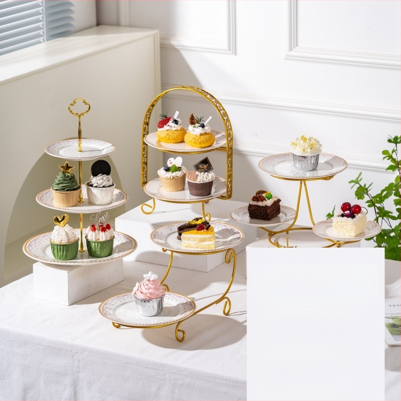 Gyümölcskosár kijelző állvány - többszintes desszert és sütemény tároló, modern egyszerű stílus, Unique márka, 2023-ban bemutatva, licenc Guangdong xk16-204-01508