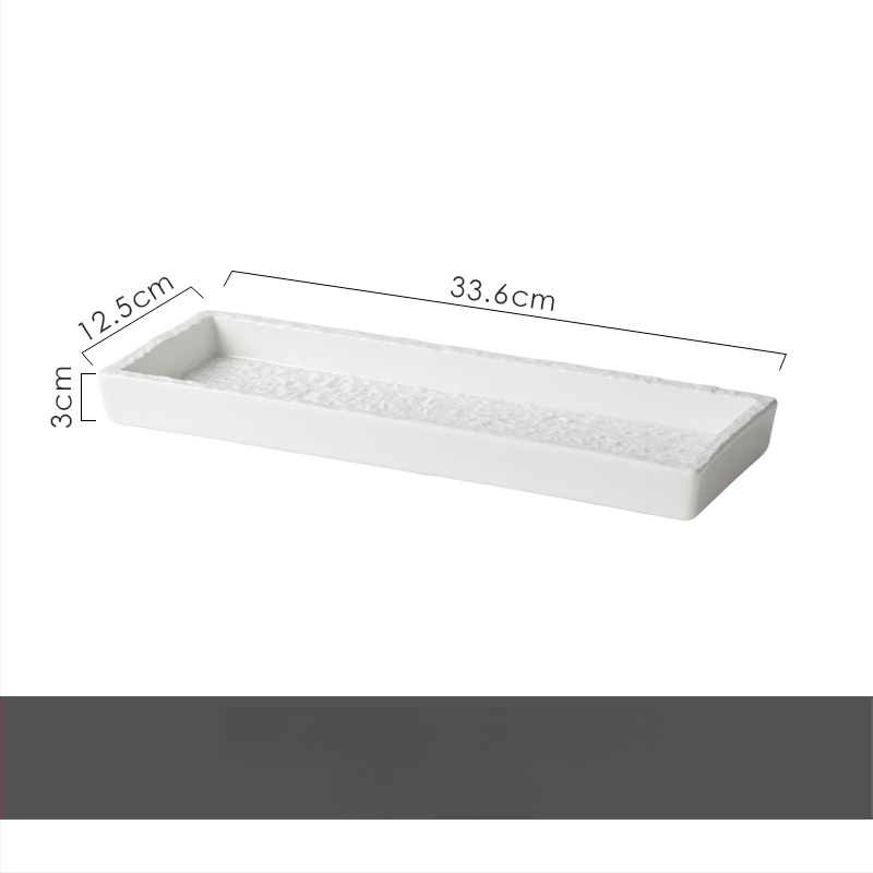 Keramički pladanj, kvadratnog oblika, moderni minimalistički stil, prilagodljiva