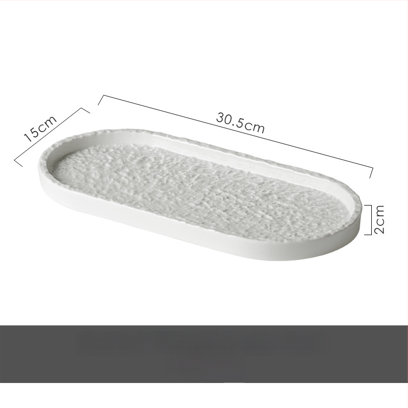 Keramički pladanj, kvadratnog oblika, moderni minimalistički stil, prilagodljiva