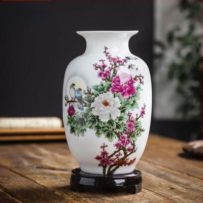 Tryjų porcelaninių vazonų rinkinys Hao Han, kinų stiliaus namų dekoras svetainei