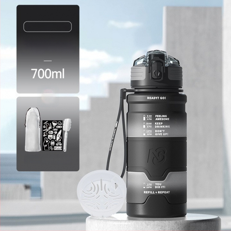 Αθλητικό μπουκάλι νερού Tritan, καθολικού στυλ, της Step firmly, για προπόνηση και εξωτερικές δραστηριότητες