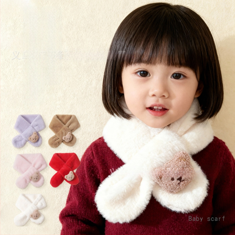 Vaikų šalikėlis – animacinio rašto, stačiakampis, megztas, žiemai šildo