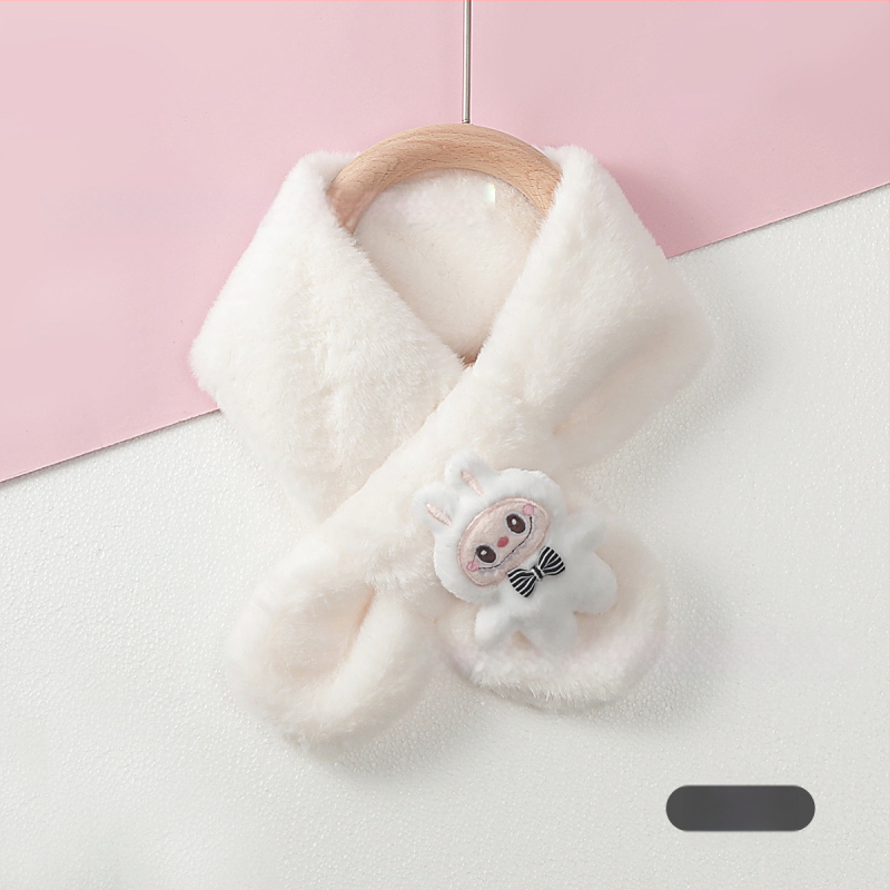 Vaikų šalikėlis – animacinio rašto, stačiakampis, megztas, žiemai šildo