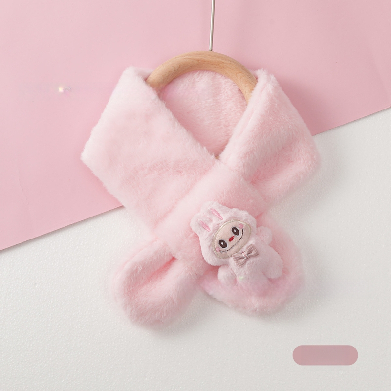 Vaikų šalikėlis – animacinio rašto, stačiakampis, megztas, žiemai šildo