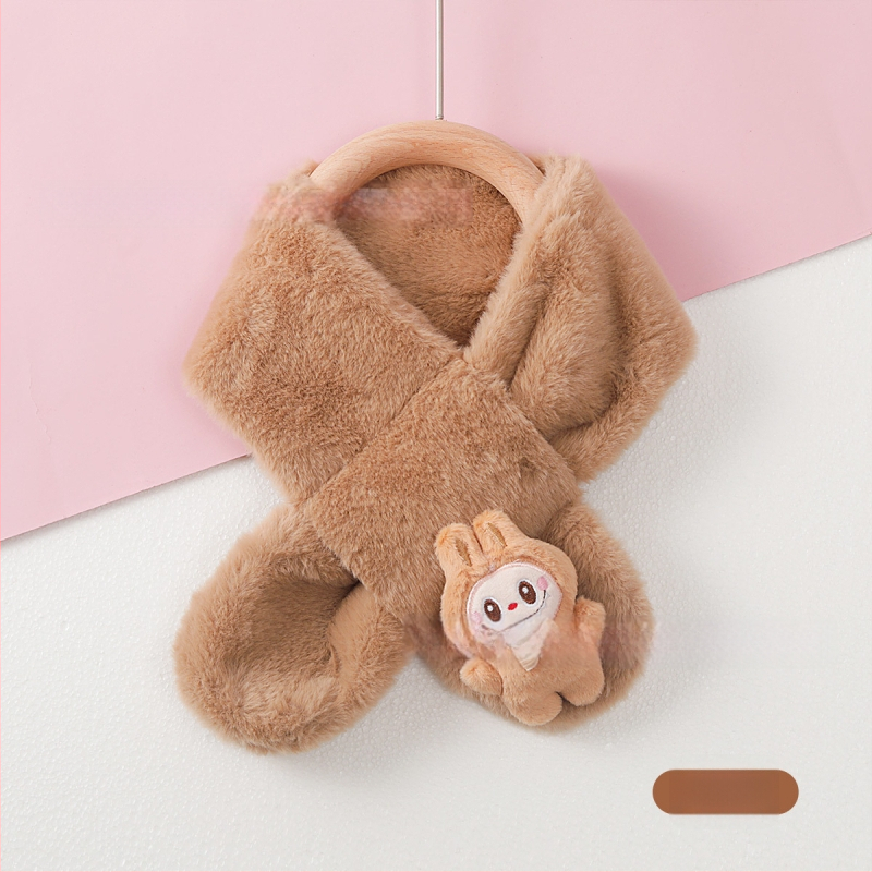 Vaikų šalikėlis – animacinio rašto, stačiakampis, megztas, žiemai šildo